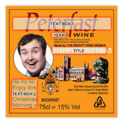 Personalised Buckfast Bottle & Engraved Wooden Box Gift Set