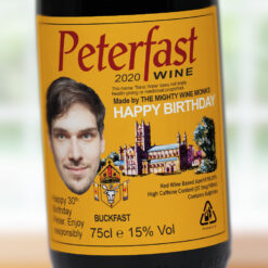 Personalised Buckfast Bottle BIG Face
