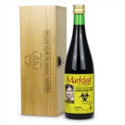 Personalised Buckfast Bottle Funny Hazard & Engraved Box Gift