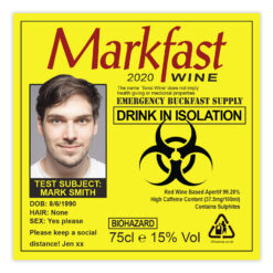 Personalised Buckfast Bottle Hazard Birthday Gift 70cl