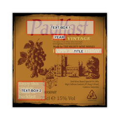 Personalised Vintage Age Buckfast Bottle Gift