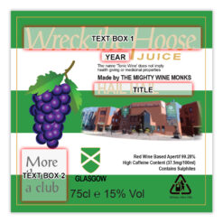 Personalised WTHJ Green Buckfast Bottle Gift