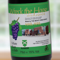 Personalised WTHJ Green Buckfast Bottle Gift