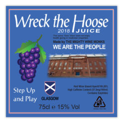 Personalised WTHJ Blue Buckfast Bottle Gift