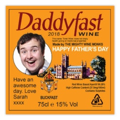 Fathers Day Personalised Buckfast Bottle Gift