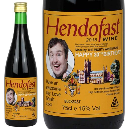 Personalised Buckfast Bottle Gift