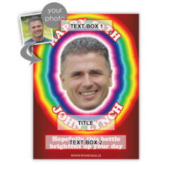 Funny 50th Birthday Personalised Gift Labelled Wine