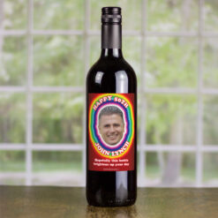 Funny 50th Birthday Personalised Gift Labelled Wine