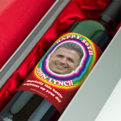 Funny 50th Birthday Personalised Gift Labelled Wine