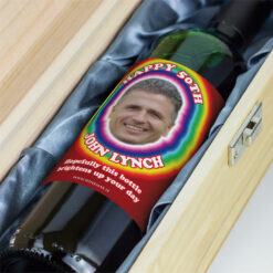 Funny 50th Birthday Personalised Gift Labelled Wine