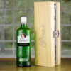 Personalised Gordons Gin BIG FACE bottle & Engraved Box 70cl