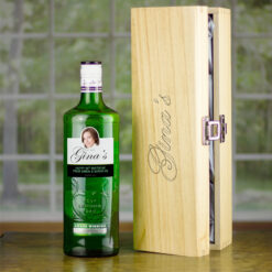 Personalised Gordons Gin BIG FACE bottle & Engraved Box 70cl