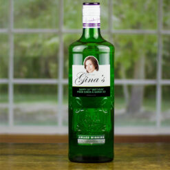Personalised Gordons Gin 18th Birthday Gift BIG FACE 70cl