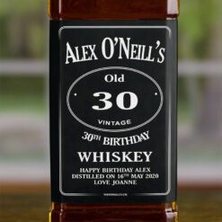 JDesign Personalised Whiskey Age 70cl