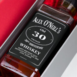 JDesign Personalised Whiskey Age 70cl