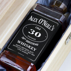 JDesign Personalised Whiskey Age 70cl
