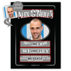 Personalised JDesign Whiskey Gift 70cl