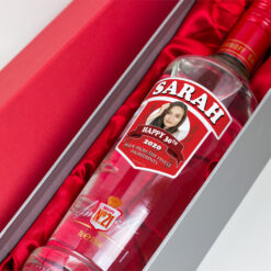 Personalised Smirnoff Vodka Bottle Gift 70cl