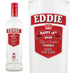Personalised Smirnoff Vodka Bottle Gift Year Age 70cl