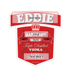 Personalised Smirnoff Vodka Bottle Gift Year Age 70cl