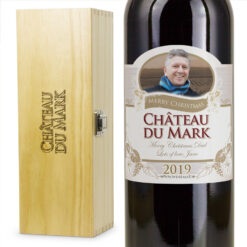 Personalised Christmas Wine & Engraved Gift Box Set