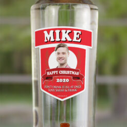 Personalised Christmas Gift Smirnoff Vodka Bottle Gift 70cl