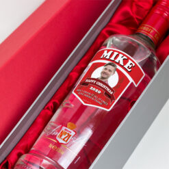 Personalised Christmas Gift Smirnoff Vodka Bottle Gift 70cl