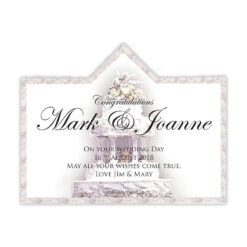 Wedding Cake Personalised Wedding Labelled Wine