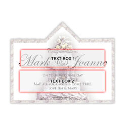 Wedding Cake Personalised Wedding Labelled Wine