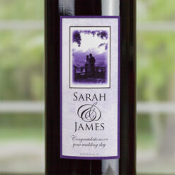 Moonlight Personalised Wedding Labelled Wine
