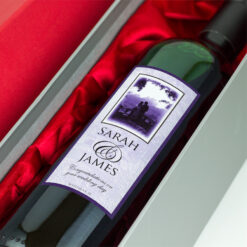 Moonlight Personalised Wedding Labelled Wine