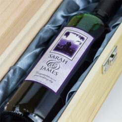Moonlight Personalised Wedding Labelled Wine