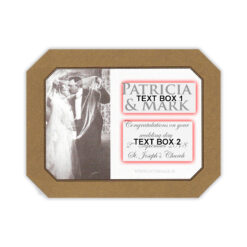 Unveiled Kiss Personalised Wedding Labelled Wine