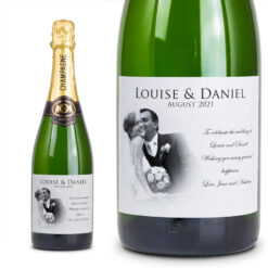Your Wedding Personalised Wedding Labelled Champagne