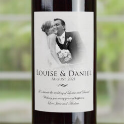 Personalised Wedding Wine & Engraved Luxury Wooden Gift