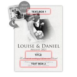 Your Wedding Personalised Wedding Labelled Wine