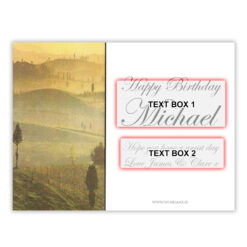 Tuscan Hills Personalised Gift Labelled Wine