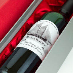 Schooner Personalised Birthday Gift Labelled Wine