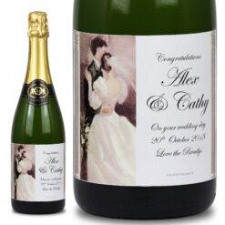 First Dance Personalised Wedding Labelled Wine