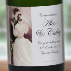 First Dance Personalised Wedding Labelled Wine
