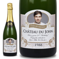 30th Birthday Present Personalised Birthday Champagne