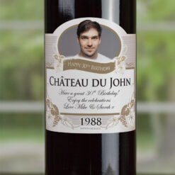30th Birthday Present Personalised Birthday Wine