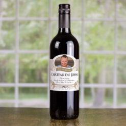 50th Birthday Present Gift Personalised Wine