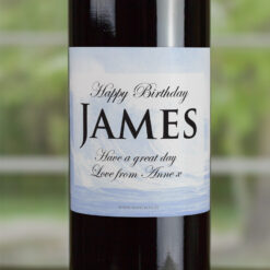 Waves Personalised Gift Labelled Wine