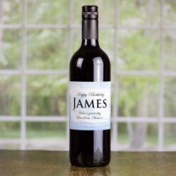 Waves Personalised Gift Labelled Wine