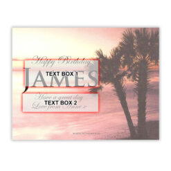 Coral Personalised Gift Labelled Wine