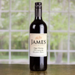Classic Car Personalised Birthday Gift Labelled Wine