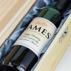 Classic Car Personalised Birthday Gift Labelled Wine