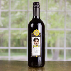 Sun Moon Stars Personalised Birthday Gift Labelled Wine