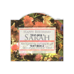 Bouquet Personalised Gift Labelled Wine